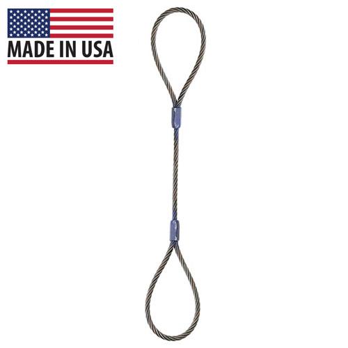 Wire Rope Sling Single Leg 34 inch x 6 foot Domestic image 2 of 2