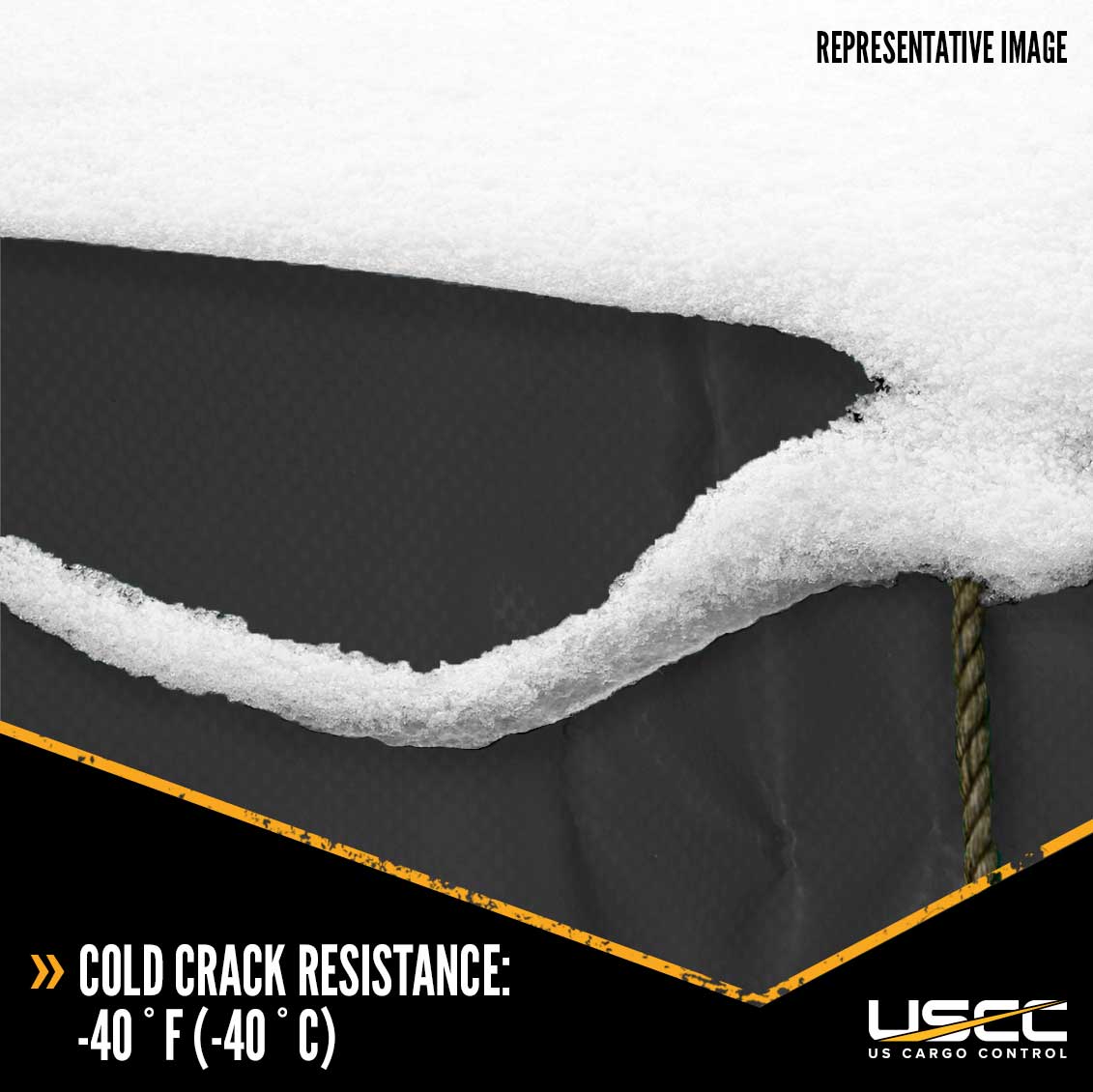 Lightweight Lumber Tarp 24 foot x 28 foot (8 foot Drop & Flap) 14 oz Black Tarp image 8 of 9