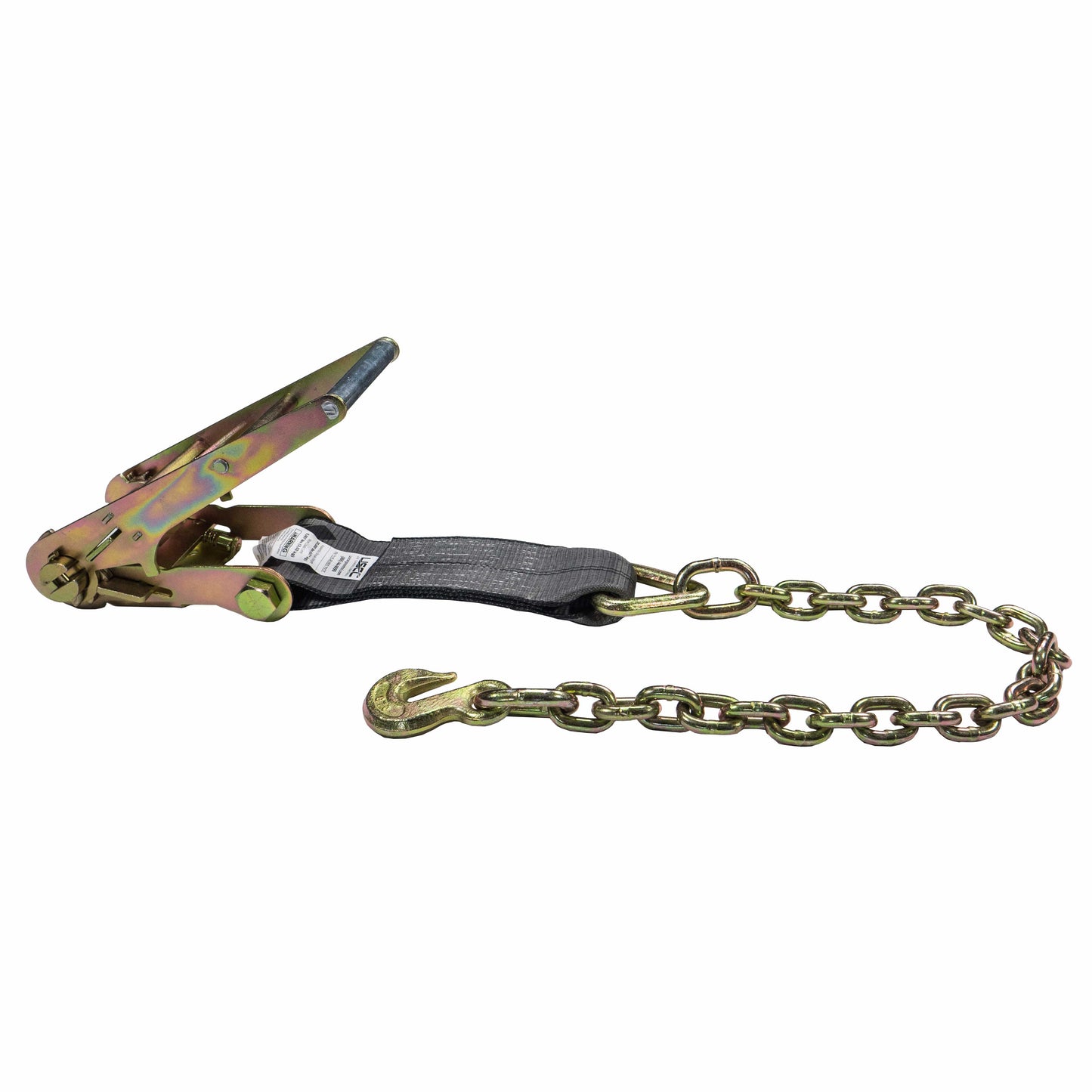 4 inch x 375 inch Blackline Fixed End W Ratchet And Chain Extension image 1 of 7