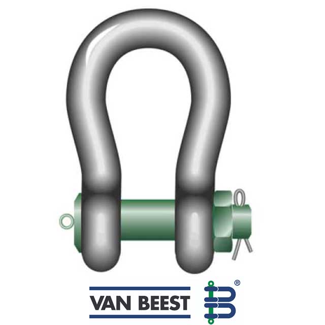 Van Beest P6036 4 inch Bolt Type Anchor Shackle150 Ton image 2 of 2