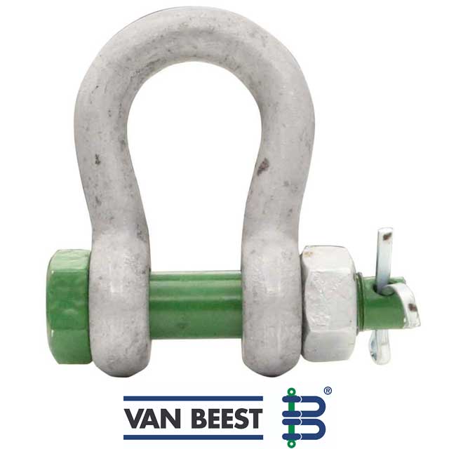 Van Beest (G4163) 1 inch Bolt Type Anchor Shackle 85 Ton image 2 of 2