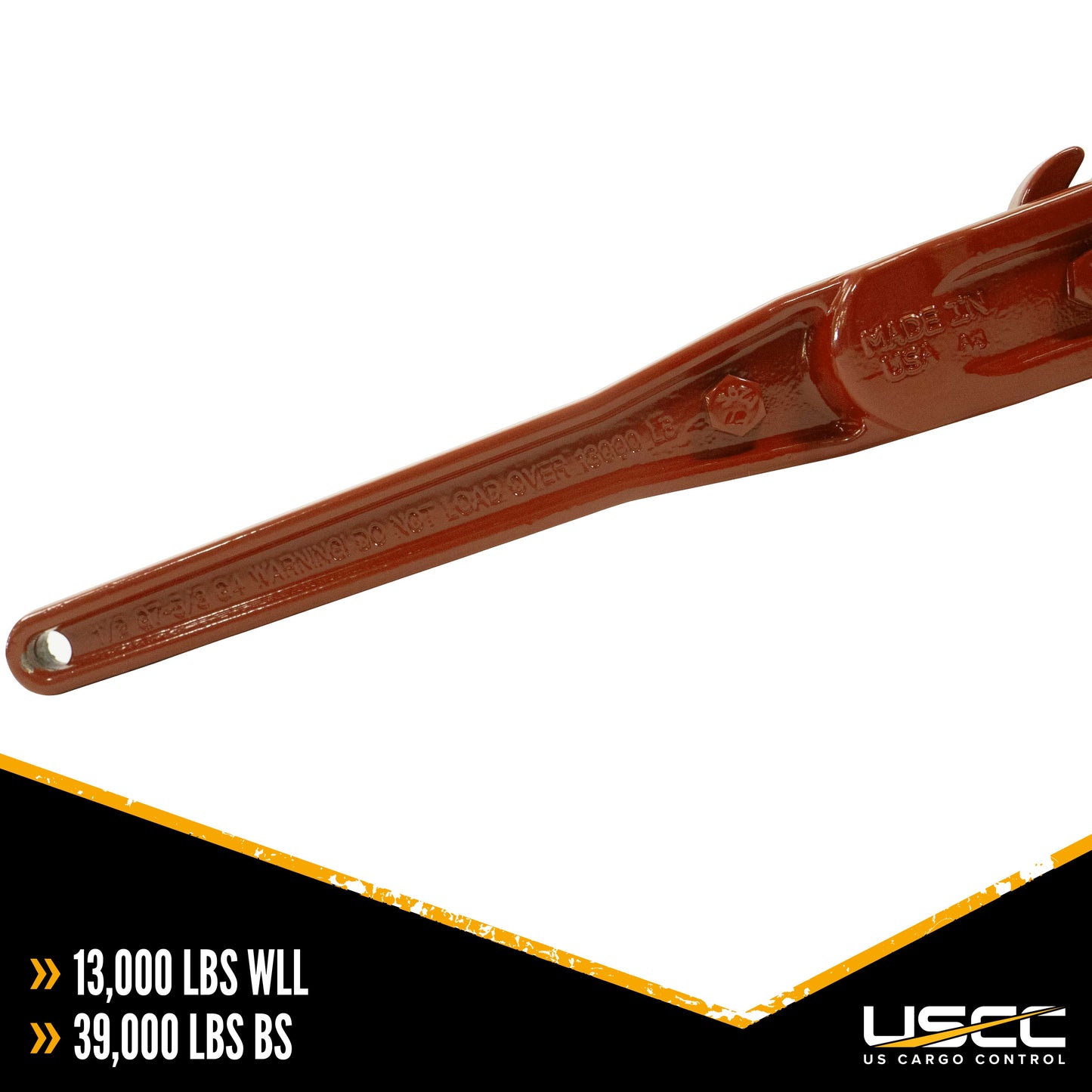 12 inch 58 inch CM Ratchet Chain Binder image 3 of 9