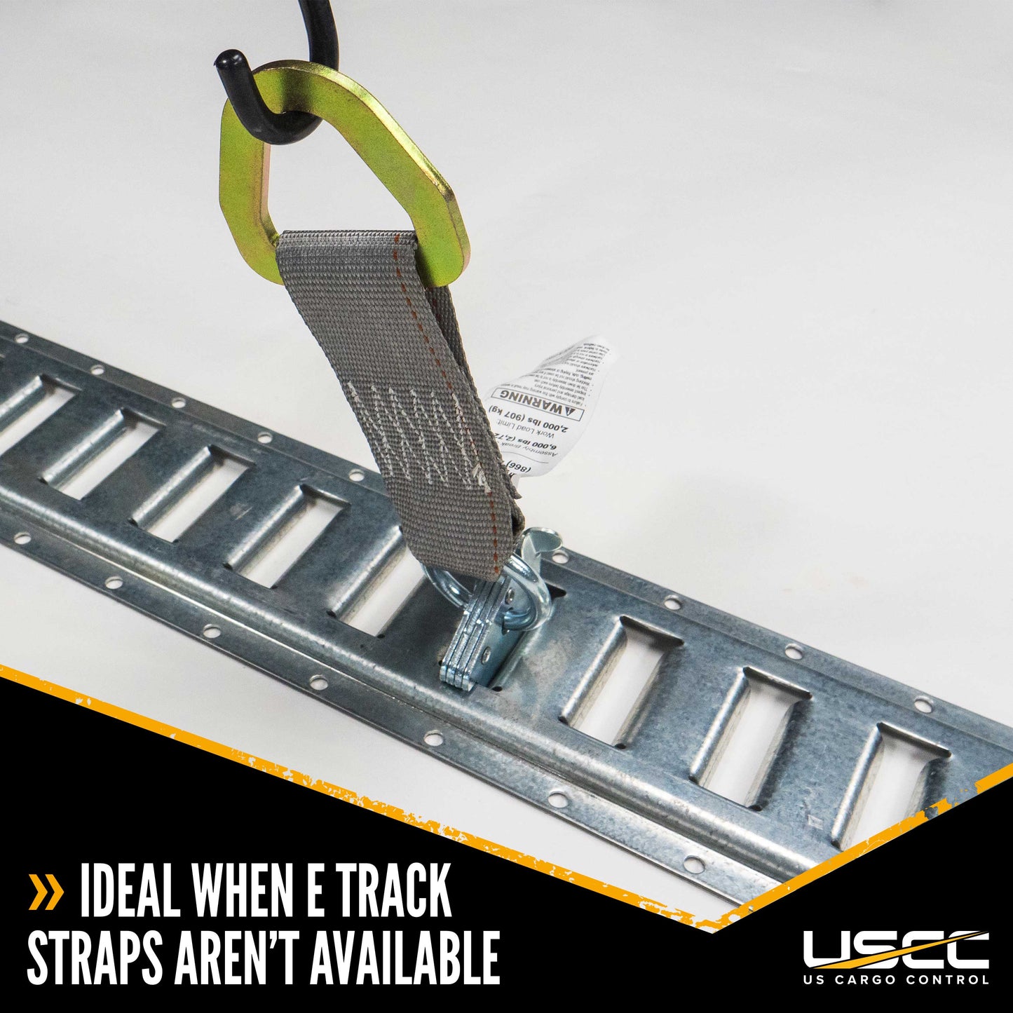 Heavy Duty 6 inch E Track Rope TieOff Gray image 6 of 7