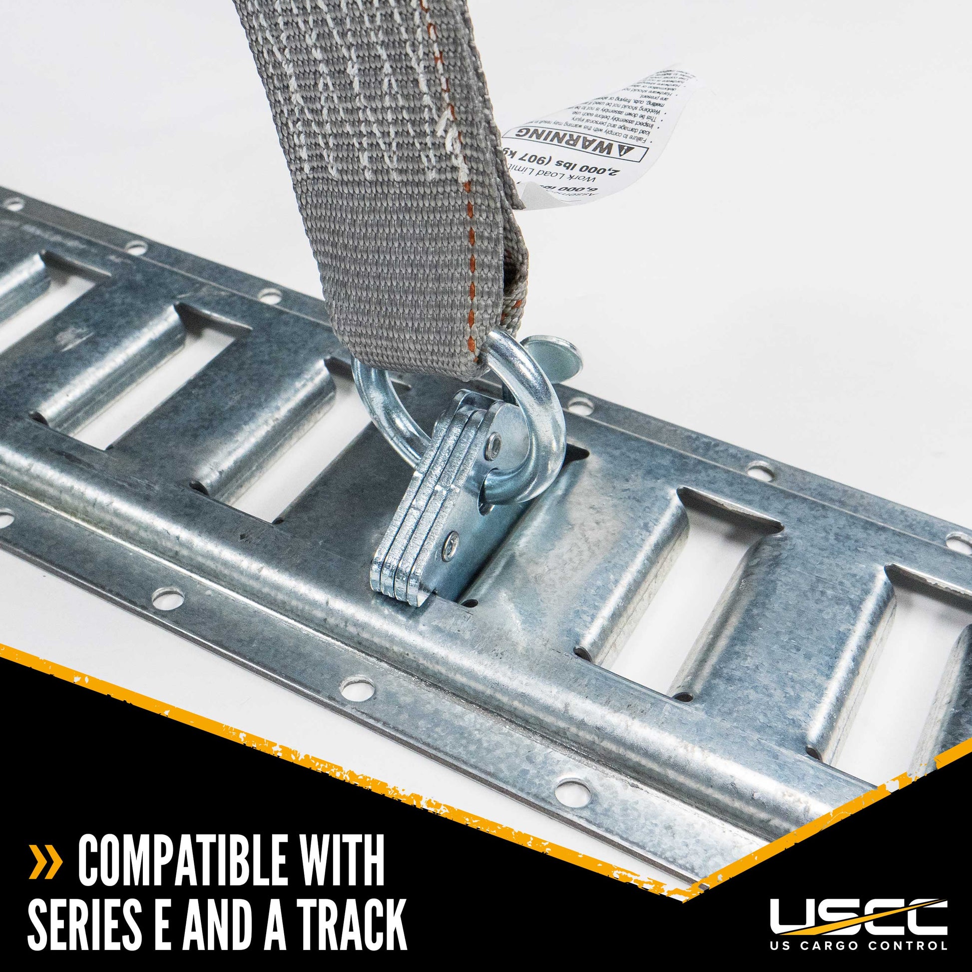 Heavy Duty 6 inch E Track Rope TieOff Gray image 7 of 7