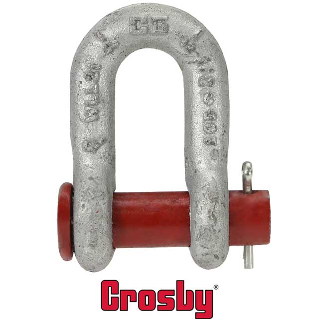 Crosby&reg Chain Shackle Round Pin 2 inch G215 35 Ton image 2 of 2