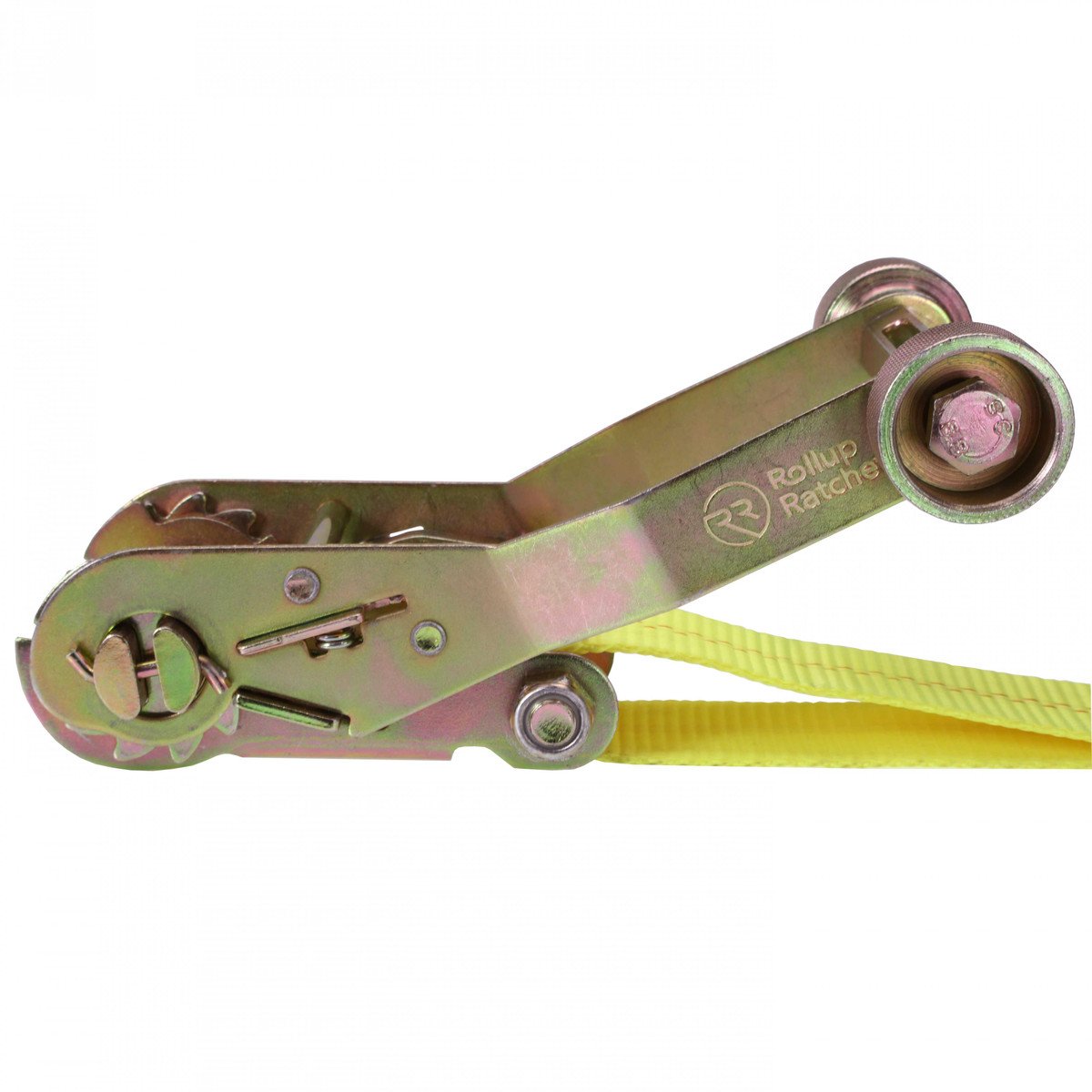 2" x 18' Rollup Ratchet Strap With Flat Hook