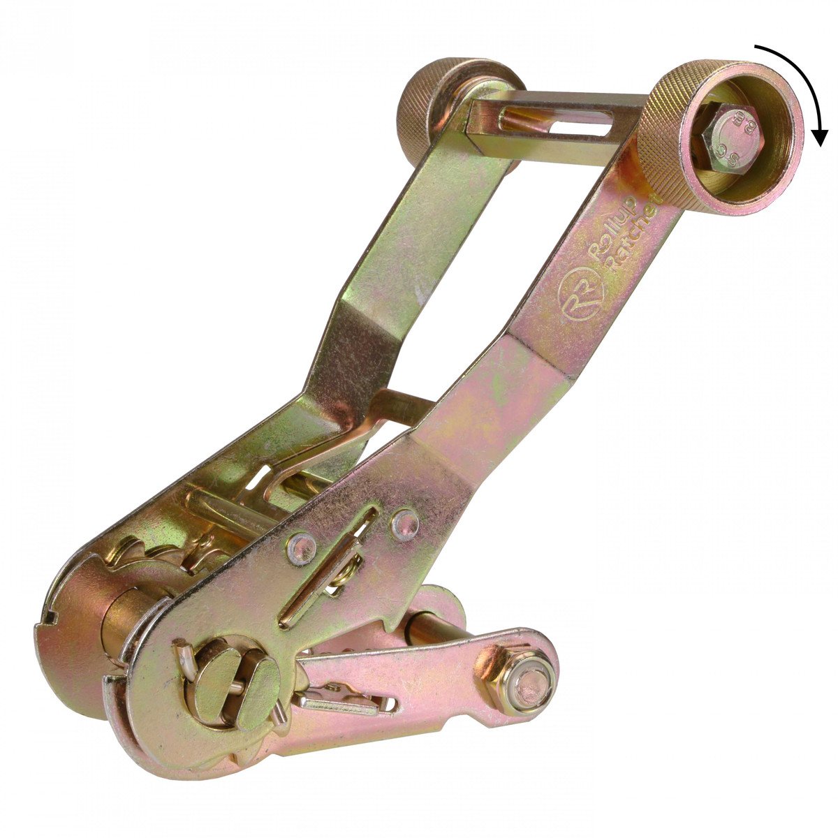 2" x 18' Rollup Ratchet Strap With Flat Hook
