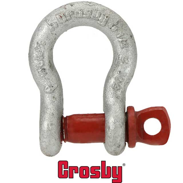 Crosby&reg Anchor Shackle Screw Pin 212 inch G209 55 Ton image 2 of 2