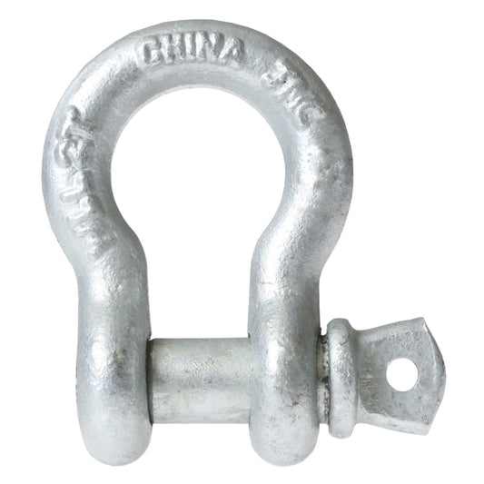 134 inch Galvanized Screw Pin Anchor Shackle Import 25 Ton