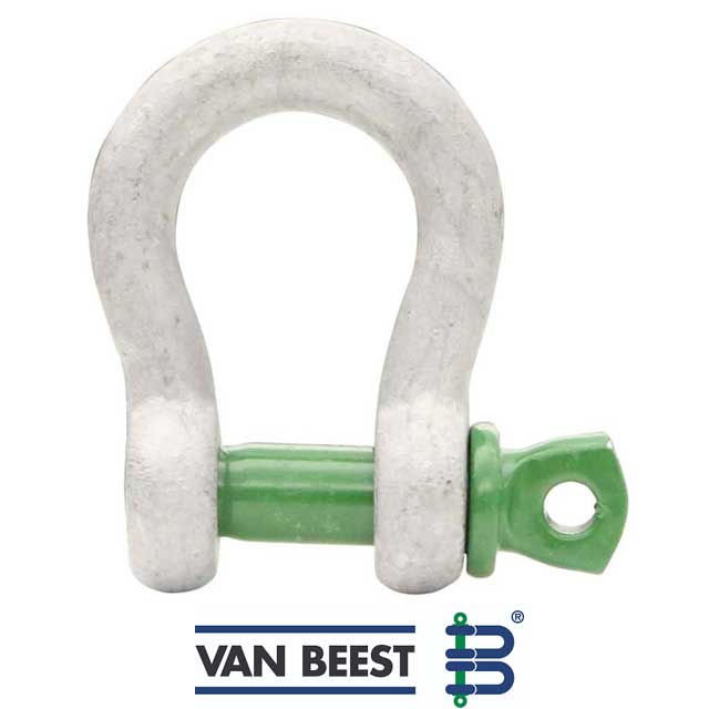 Van Beest (G4161) 38 inch Screw Pin Anchor Shackle 1 Ton image 2 of 2