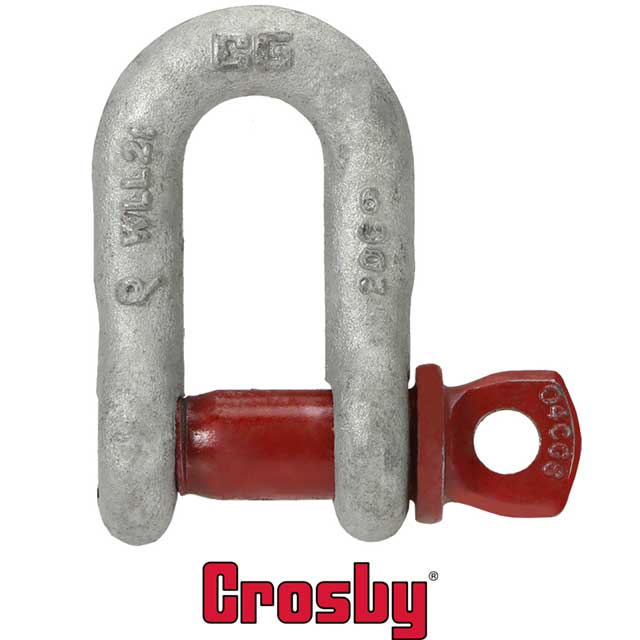 Crosby&reg Chain Shackle Screw Pin 114 inch G210 12 Ton image 2 of 2