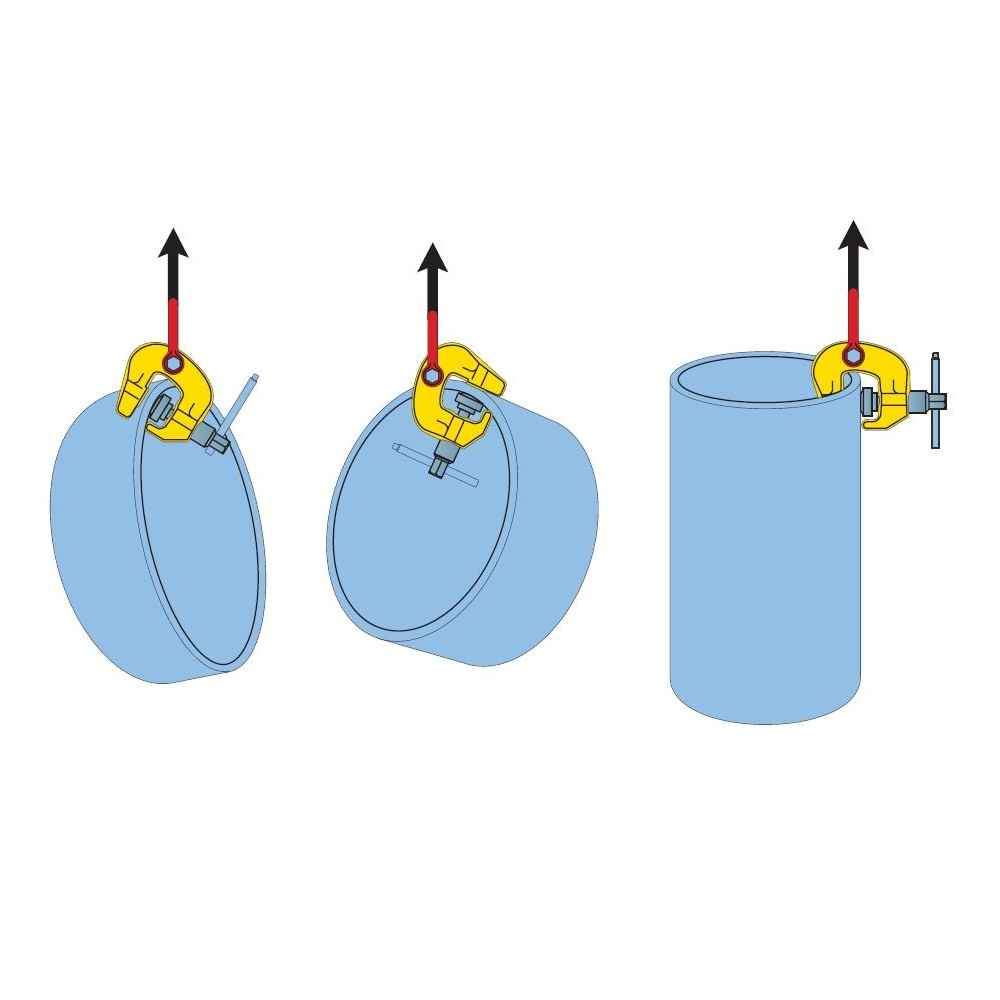 Terrier TSCC 1 Ton Universal Lifting Screw Clamp 901000 image 4 of 5