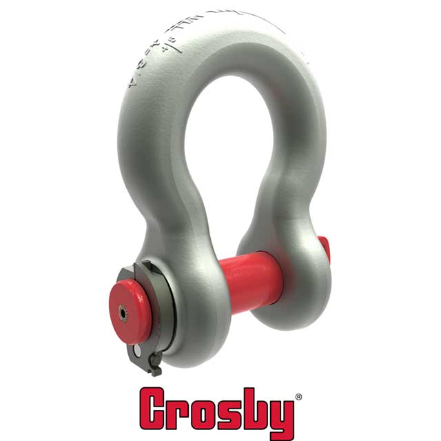 Crosby EasyLoc Shackle Bolt Type 5 inch G2140E 250 Ton image 2 of 2