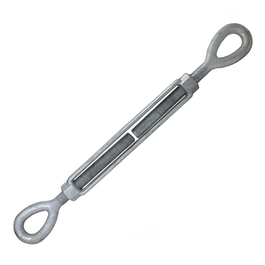 1 inch x 12 inch Crosby&reg Eye & Eye Galvanized Turnbuckle HG226 image 1 of 2