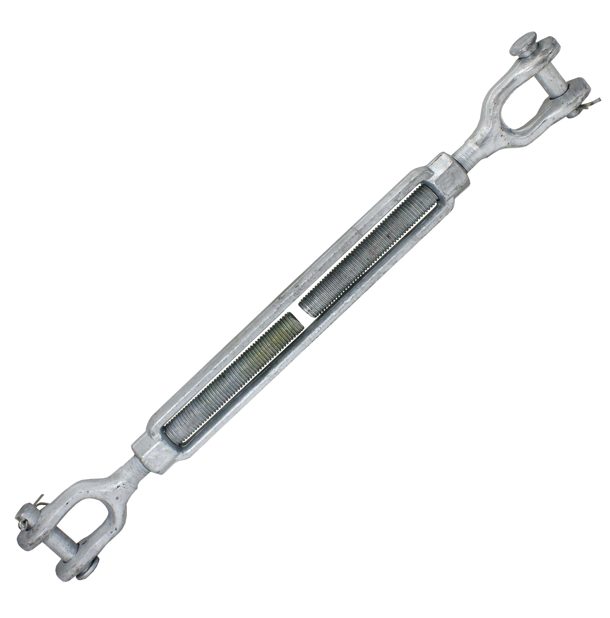 112 inch x 24 inch Crosby Jaw & Jaw Galvanized Turnbuckle HG228 image 1 of 2