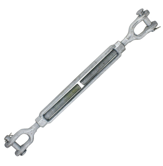 114 inch x 24 inch Crosby Jaw & Jaw Galvanized Turnbuckle HG228 image 1 of 2