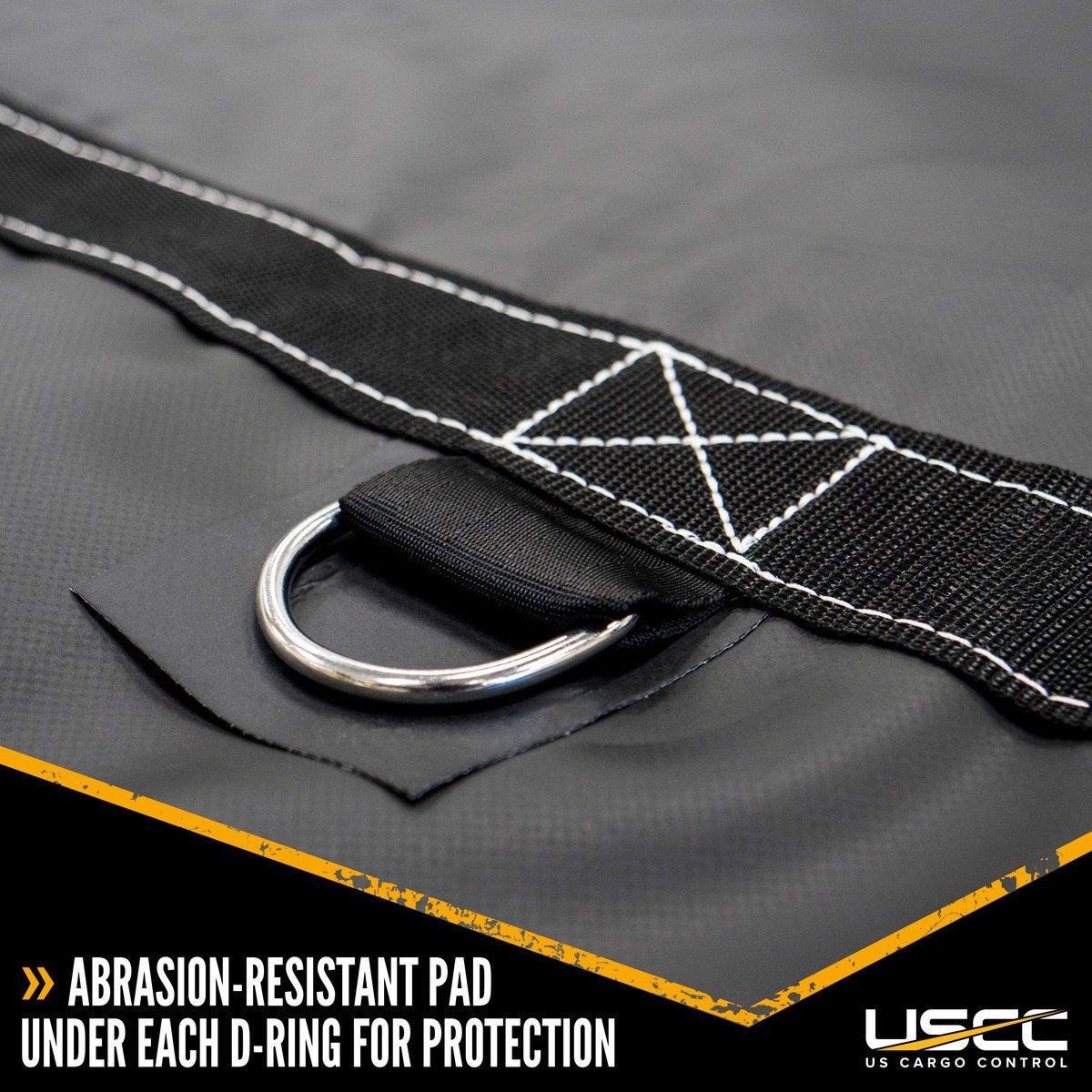 Lightweight Steel Tarp - 24' x 18' (8' Drop) - 14 oz. Black Tarp