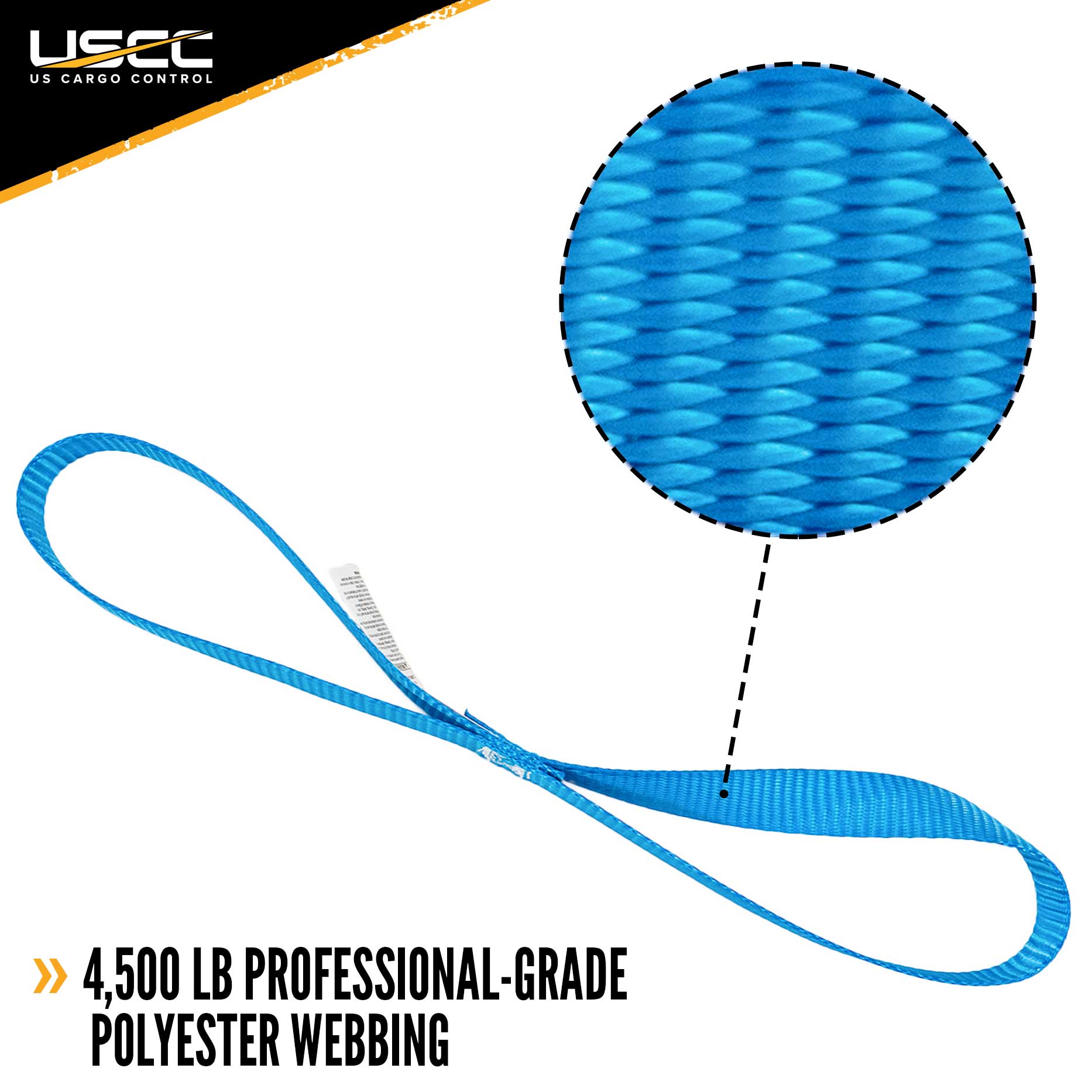 Motorcycle Handlebar Strap (Pair) Blue image 2 of 9