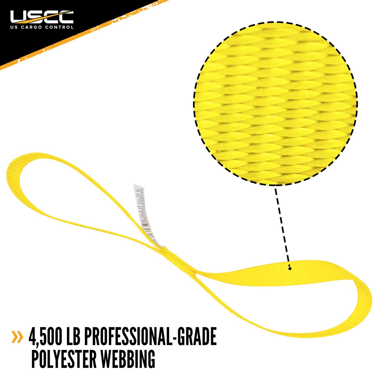 Motorcycle Handlebar Strap (Pair) Yellow image 2 of 9