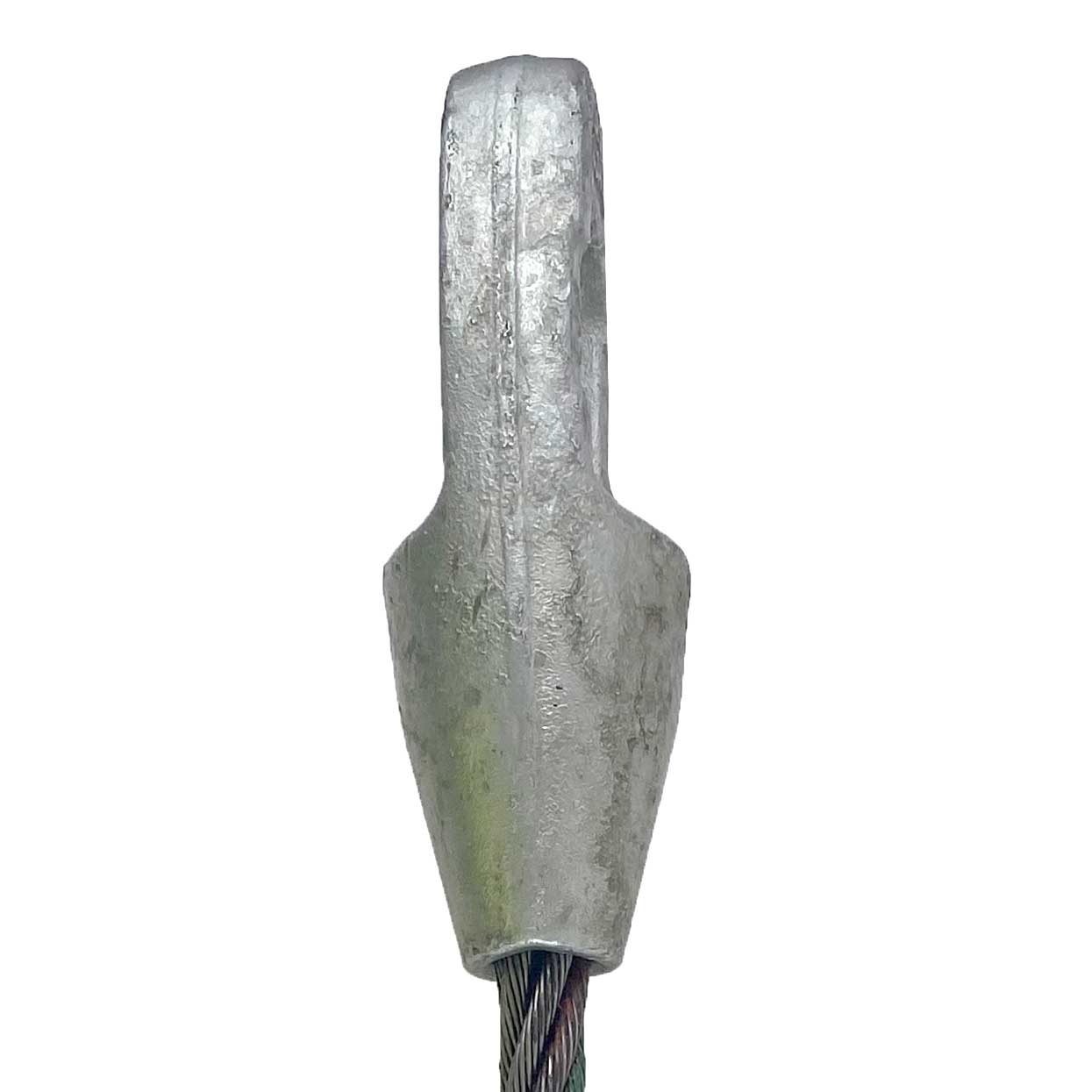 118 inch x 14 foot Closed and Closed Spelter Socket Wire Rope Sling image 3 of 4