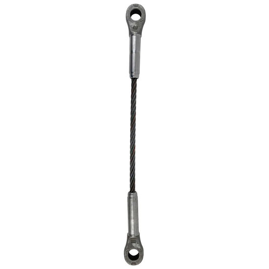 1 inch x 10 foot Closed and Closed Swage Socket Wire Rope Sling image 1 of 4