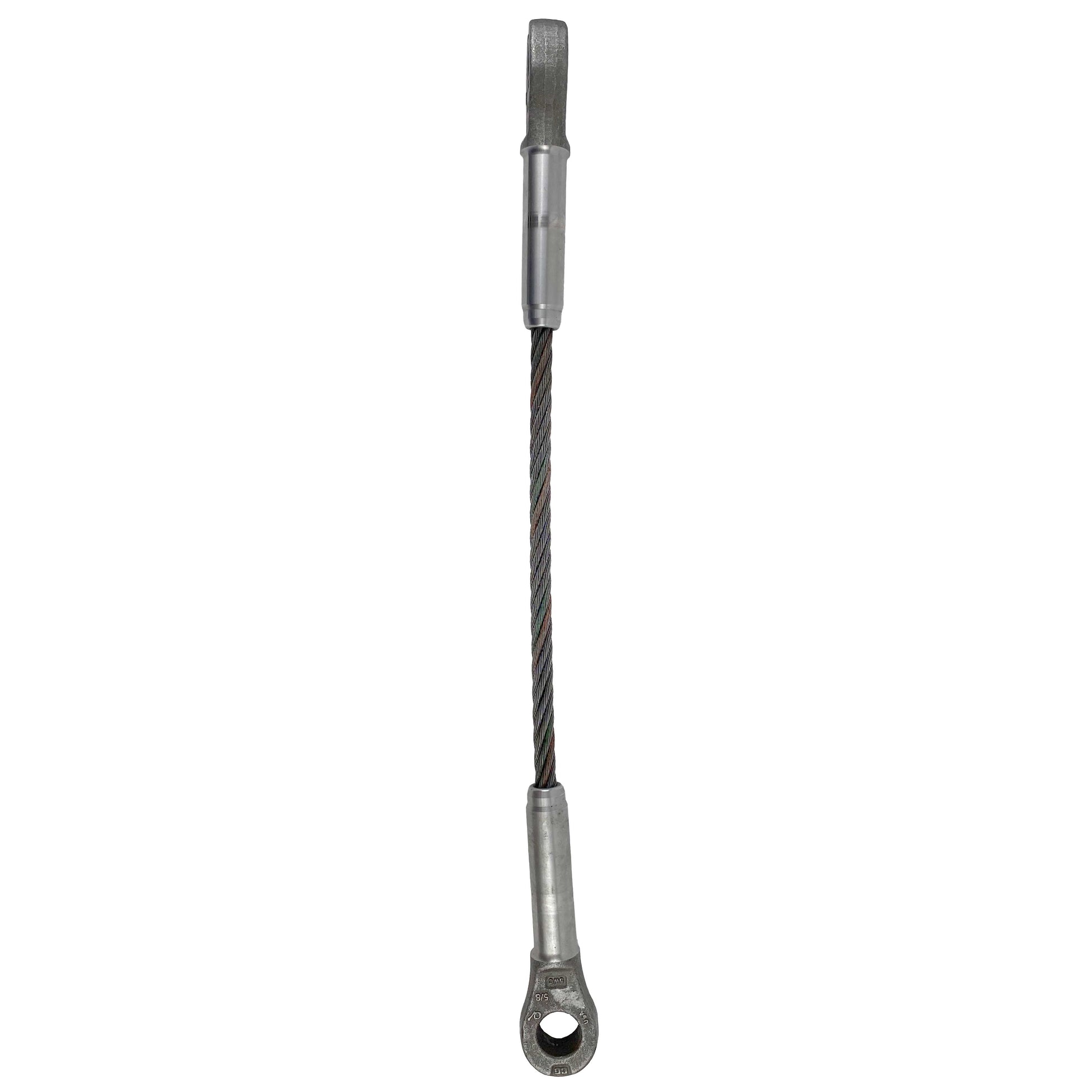 1 inch x 20 foot Closed and Closed Swage Socket Wire Rope Sling image 2 of 4