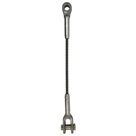 1 inch x 10 foot Open and Closed Swage Socket Wire Rope Sling image 1 of 5